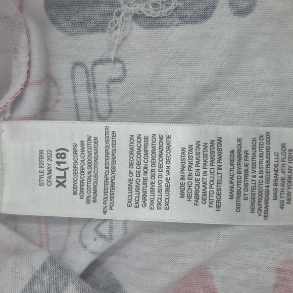 FILA Kids All-Over Logo Print T-Shirt White Red Black | Classic Athletic Tee - Picture 10 of 10